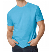 T-Shirt Męski Softstyle EZ - baby blue