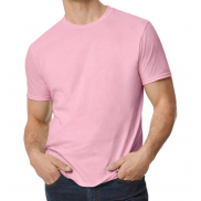 T-Shirt Męski Softstyle EZ - charity pink
