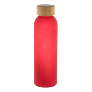 Butelka szklana - czerwony