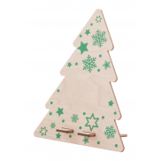 Uchwyt na telefon - choinka - zielony