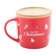 świąteczny kubek - czerwony