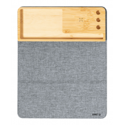 Podkładka pod mysz z ładowaniem indukcyjnym - ciemno szary