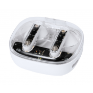 Przezroczyste słuchawki bezprzewodowe - biały