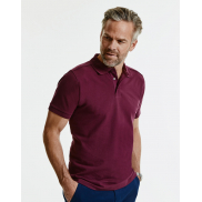 Męskie Polo Tailored Stretch - white