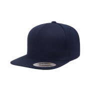 Czapka z daszkiem 5-panelowa Premium Snapback - black/black
