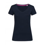 Koszulka Megan V-neck - marina blue