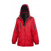 Damska kurtka 3w1 Journey - red/black