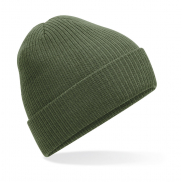 Prążkowana czapka Polylana® - olive green