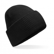 Czapka Prążkowana Engineered - black