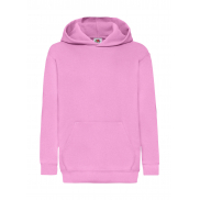 Dziecięca bluza z kapturem - light pink