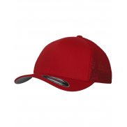 Czapka z siatką Trucker - cranberry