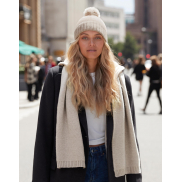 Komplet zimowy - light grey fleck