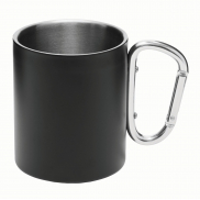Kubek ze stali nierdzewnej DEEP VALLEY, czarny