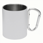 Kubek ze stali nierdzewnej DEEP VALLEY, biały