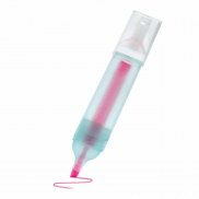 Zakreślacz LIGHT IT UP, różowy