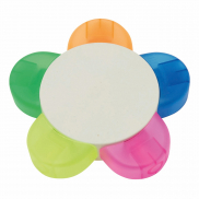 Zakreślacz w kształcie kwiatka FLOWER, Kolorowy