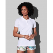 Damskie Stretch Polo - scarlet red