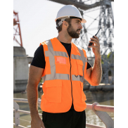 Kamizelka odblaskowa 'Hamburg' - yellow/orange