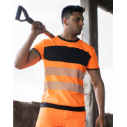 T-Shirt EOS - Hi-Vis - yellow/black