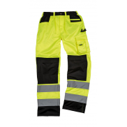 Spodnie Safety Cargo - fluorescent yellow
