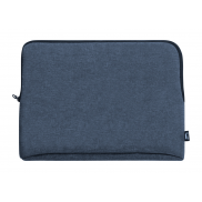 Etui na laptop RPET - ciemno niebieski