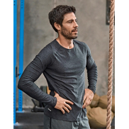 Cooldry Tee z długimi rękawami - grey melange