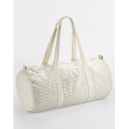 Torba organiczna w paski Barrel - red stripe