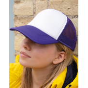 Czapka Detroit z siatką Trucker - black/black