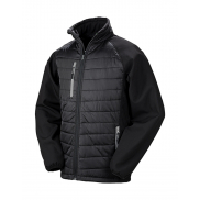 Kurtka Padded Softshell Compass - black/grey