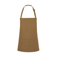 Krótki fartuch - camel