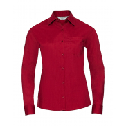 Koszula Popelinowa z długimi rękawami - classic red