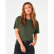 Damska Krótka Koszulka - military green