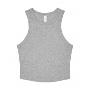 Tank Top Micro Rib Racer - athletic heather