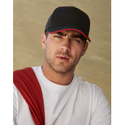 Czapka z daszkiem 5-panelowa EarthAware® Sandwich - white/french navy