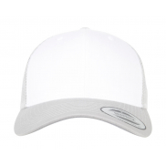 Retro Trucker Colored Front - silver/white/silver