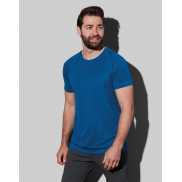 Koszulka męska Active 140 Raglan - white