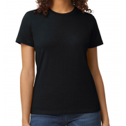 T-Shirt Damski Softstyle Midweight - pitch black
