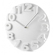 Zegar ścienny MAURO biały