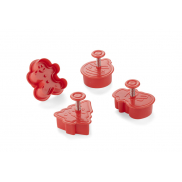 Foremki do ciastek BISCOTTI czerwony