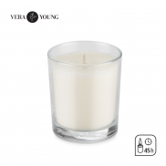 Świeca sojowa 170g - Plum & Patchouli - VERA YOUNG przezroczysty
