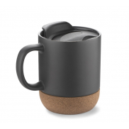 Kubek ceramiczny SOFTINI 300 ml - II gatunek popielaty (szary)