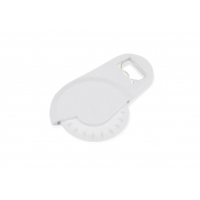 Nóż do pizzy z otwieraczem PEPPERONI biały