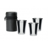 Zestaw kieliszków CHEERS 30 ml - 4 szt. srebrny