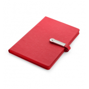 Notes MIND z pamięcią USB 16 GB, A5 czerwony