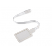 Etui na identyfikator BINO biały