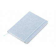 Notes z recyklingowanej bawełny BIVELLO A5 błękitny