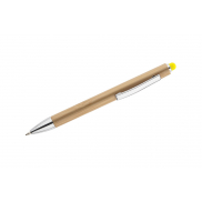 Długopis touch bambusowy TUSO żółty