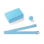 Zestaw do jogi NAMASTE błękitny