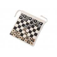 Szachy w woreczku ROYAL beżowy (naturalny)