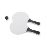 Zestaw rakietek plażowych TINES czarny